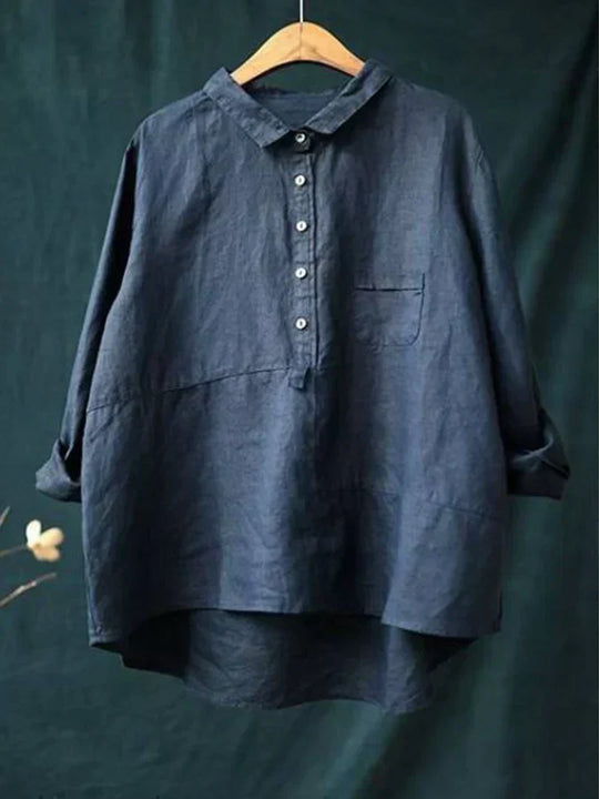 NADIA – RELAXED BUTTON-UP SHIRT