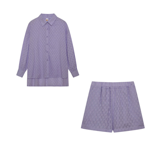 MAREN – RELAXED SHIRT & SHORTS SET