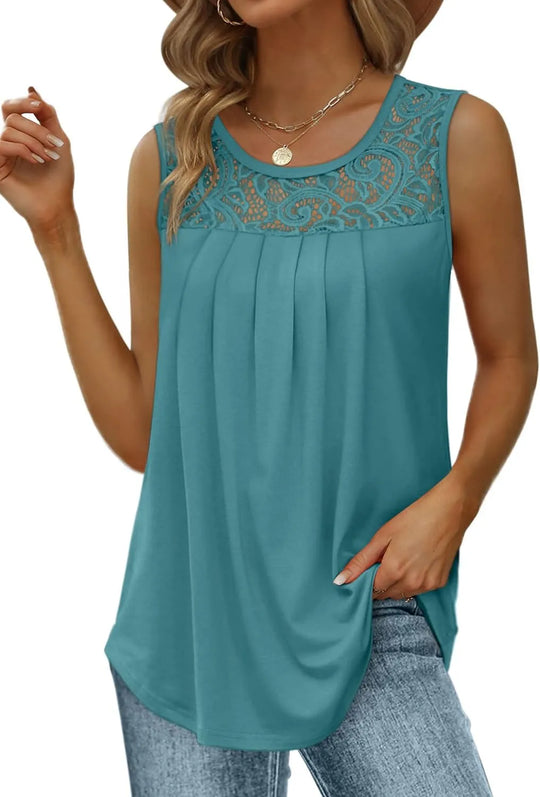 CHLOE - CLASSIC SLEEVELESS BLOUSE