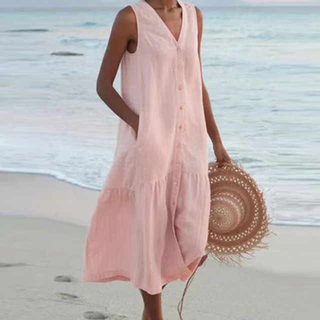 LYRA – SUMMER V-NECK DRESS