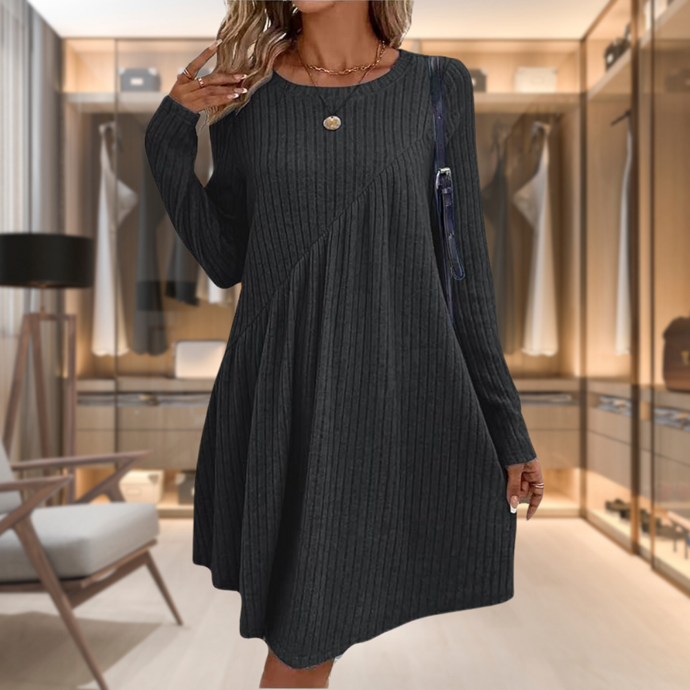 NAYLA – LONG-SLEEVE AUTUMN DRESS