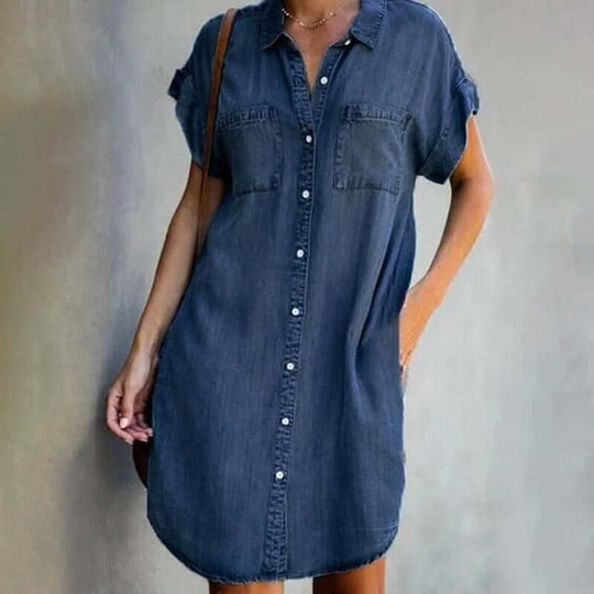 MADELEINE – CLASSIC DENIM DRESS