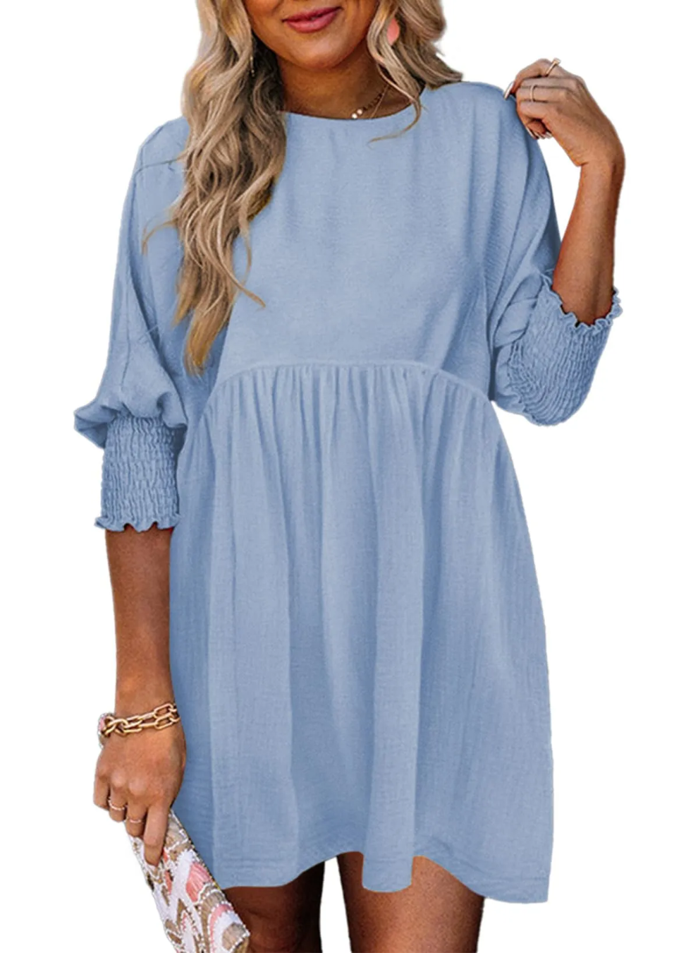 SIENNA – TRENDY PUFF SLEEVE DRESS