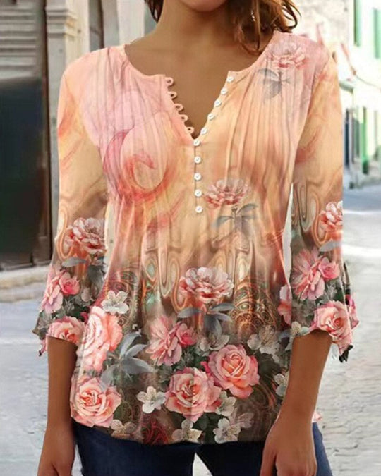MADELYN – TRENDY PRINT BLOUSE