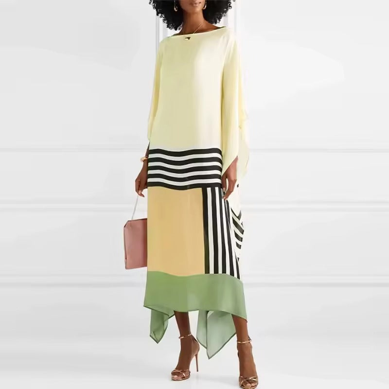 IRISH – STRIKING PRINTED CAFTAN DRESS