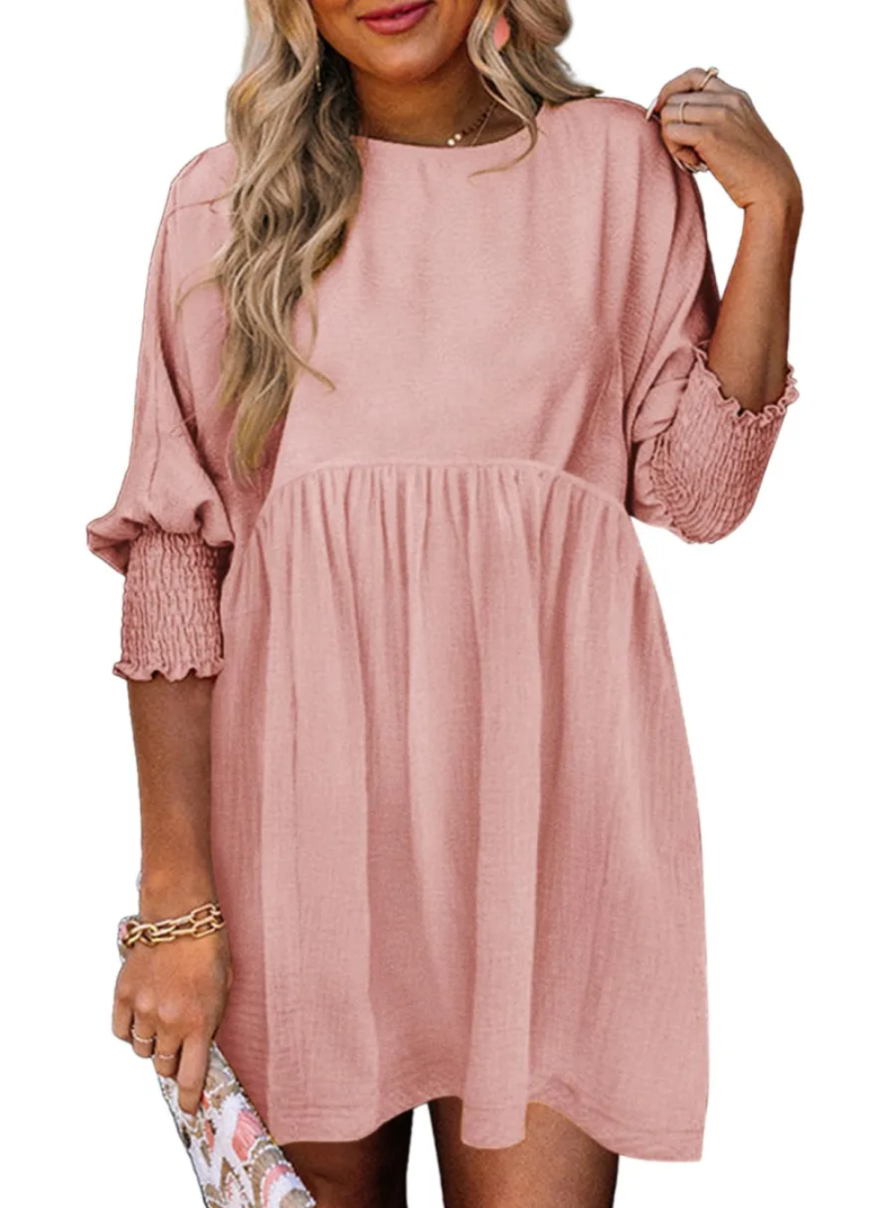 SIENNA – TRENDY PUFF SLEEVE DRESS