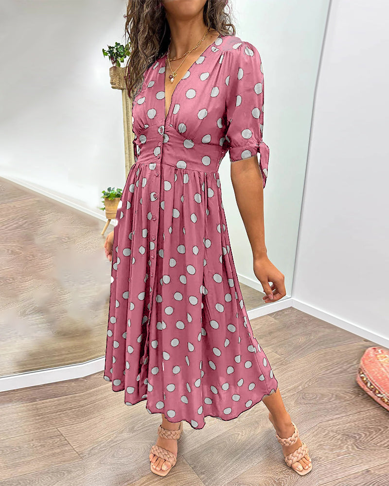 ZOE – CHARMING POLKA DOT DRESS
