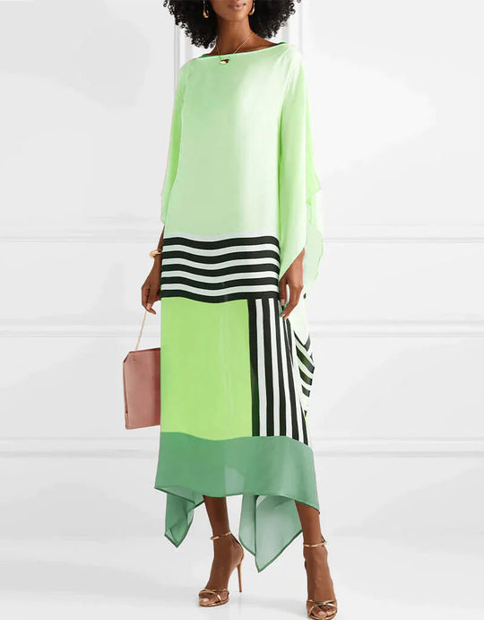 IRISH – STRIKING PRINTED CAFTAN DRESS