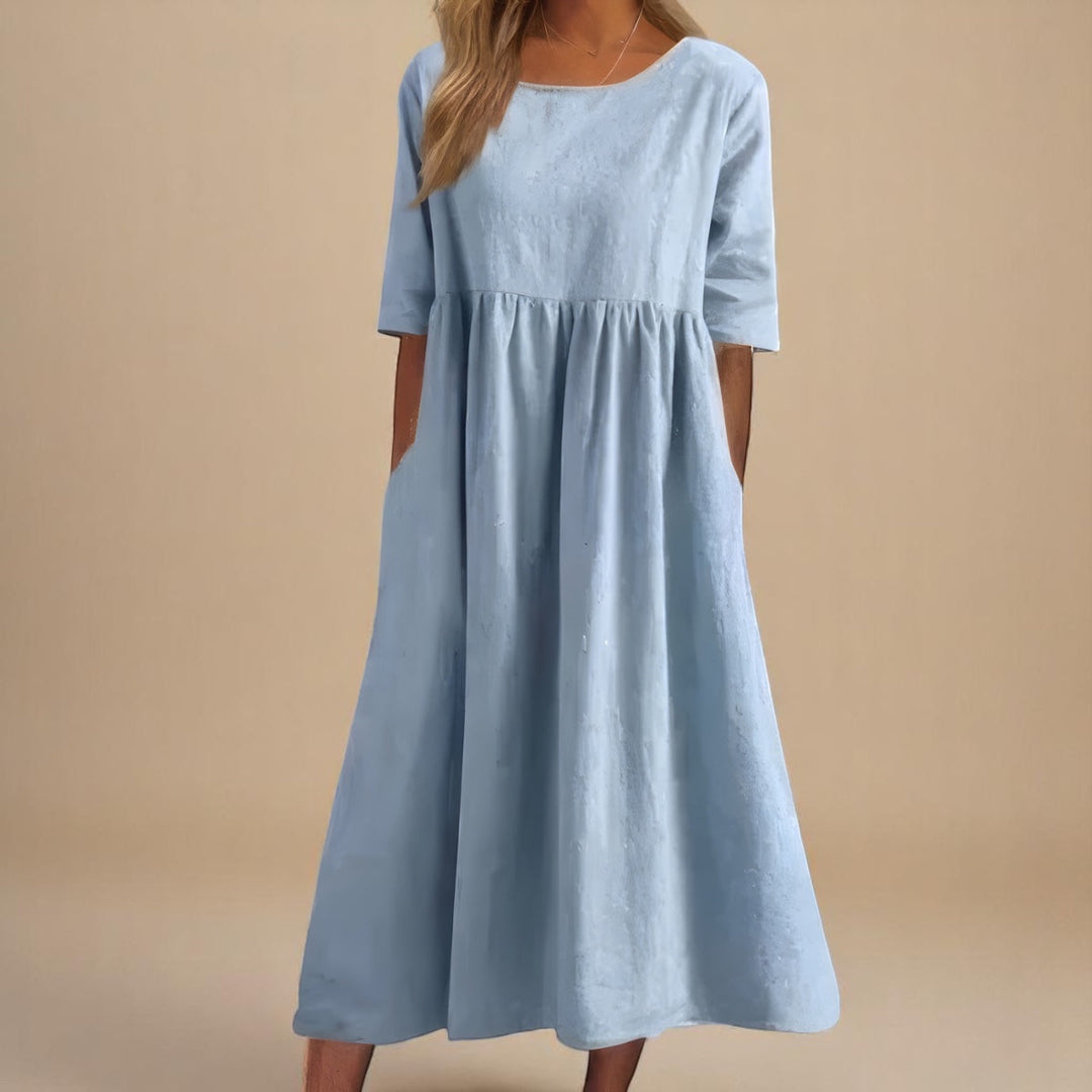 LIVIA – BREATHABLE COTTON DRESS