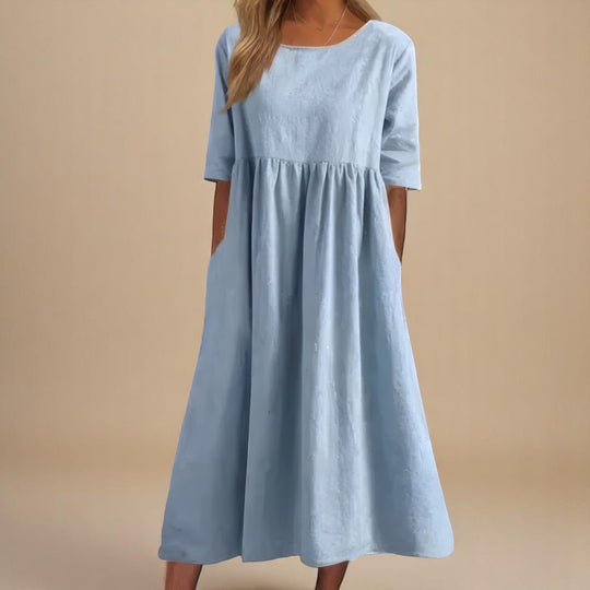 LIVIA – BREATHABLE COTTON DRESS