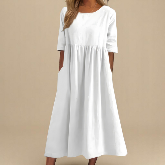 LIVIA – BREATHABLE COTTON DRESS