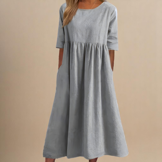 LIVIA – BREATHABLE COTTON DRESS