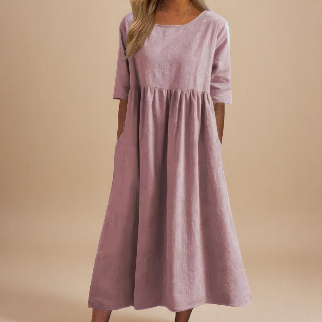 LIVIA – BREATHABLE COTTON DRESS