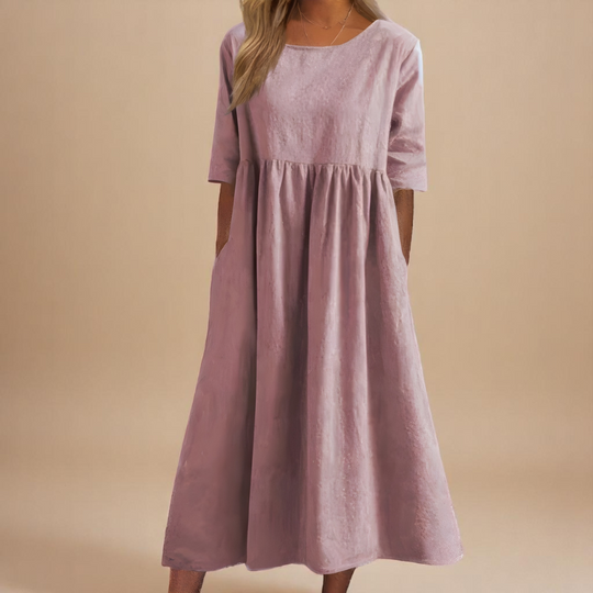 LIVIA – BREATHABLE COTTON DRESS
