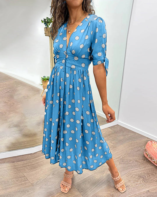 ZOE – CHARMING POLKA DOT DRESS