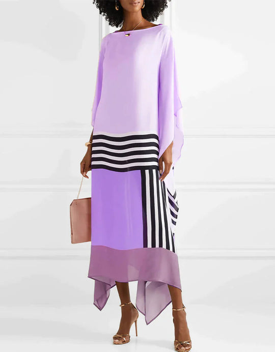 IRISH – STRIKING PRINTED CAFTAN DRESS