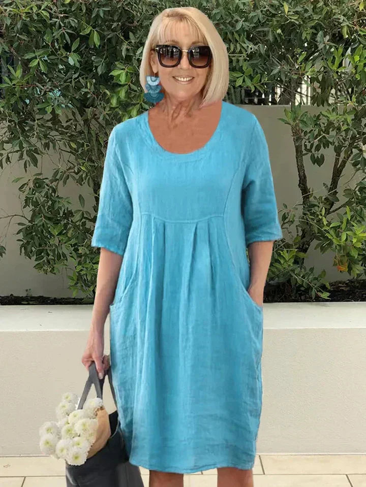 MIRA – LIGHTWEIGHT COTTON DAY DRESS