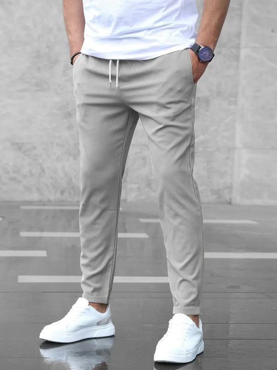 LORENZO – TAPERED DRAWSTRING TROUSERS