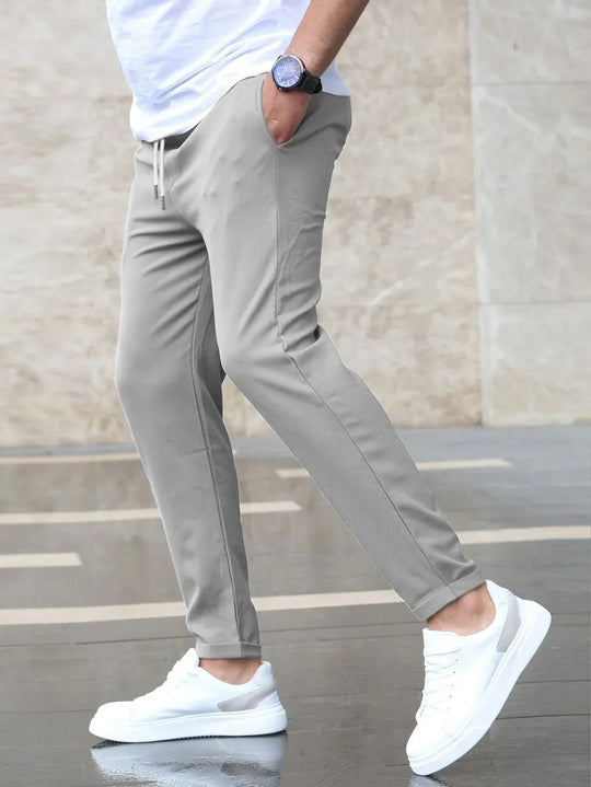 LORENZO – TAPERED DRAWSTRING TROUSERS