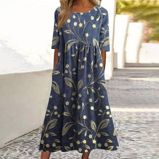 DOTTIE – FLORAL MIDI DRESS