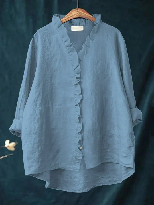 LUCIA – EASYGOING COTTON BLOUSE