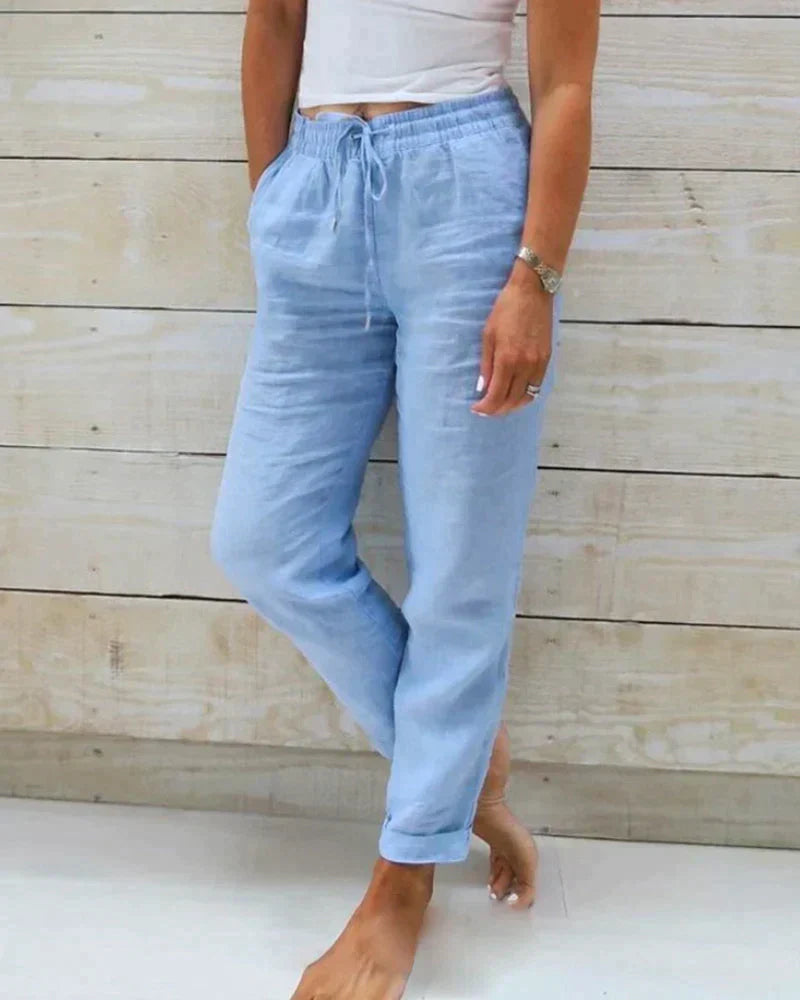 JULIEN – LIGHTWEIGHT LINEN TROUSERS