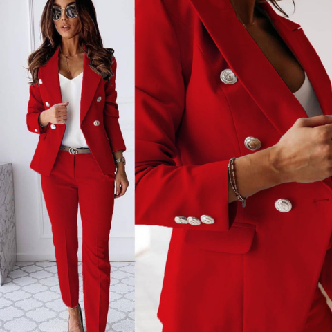ELISE – TAILORED BLAZER & TROUSER SET