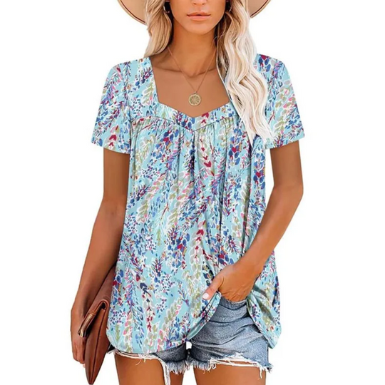GEORGIA - CLASSIC PRINTED BLOUSE