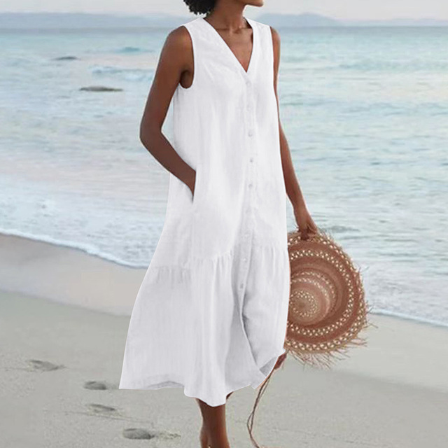 LYRA – SUMMER V-NECK DRESS