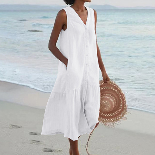 LYRA – SUMMER V-NECK DRESS