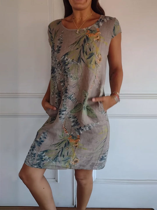 FAYNA – FLORAL CASUAL DRESS