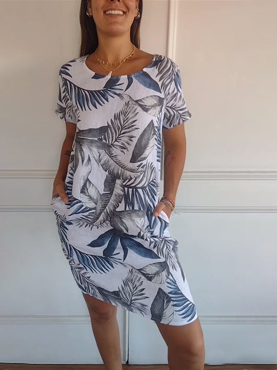 FAYNA – FLORAL CASUAL DRESS