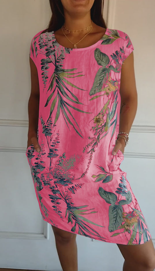 FAYNA – FLORAL CASUAL DRESS