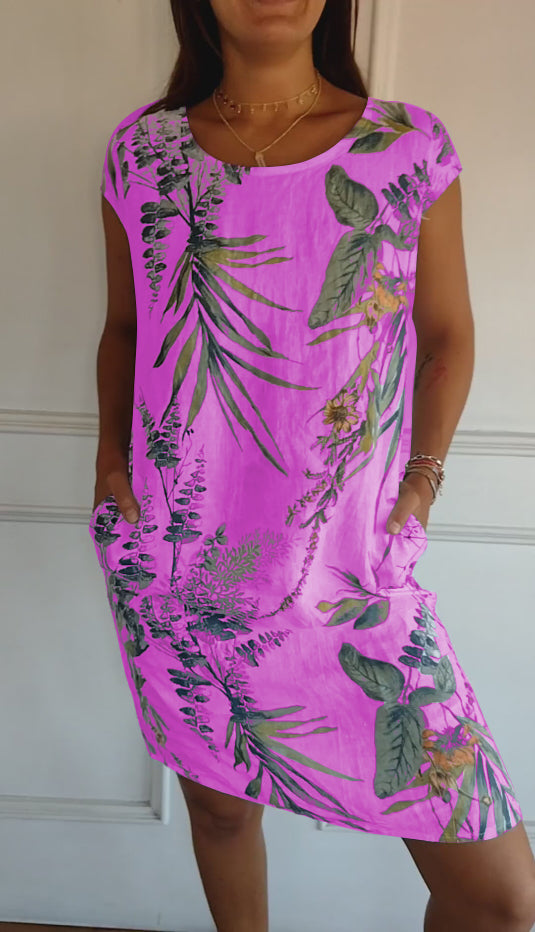 FAYNA – FLORAL CASUAL DRESS
