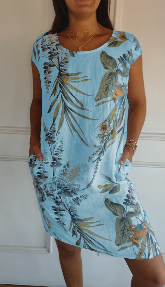 FAYNA – FLORAL CASUAL DRESS