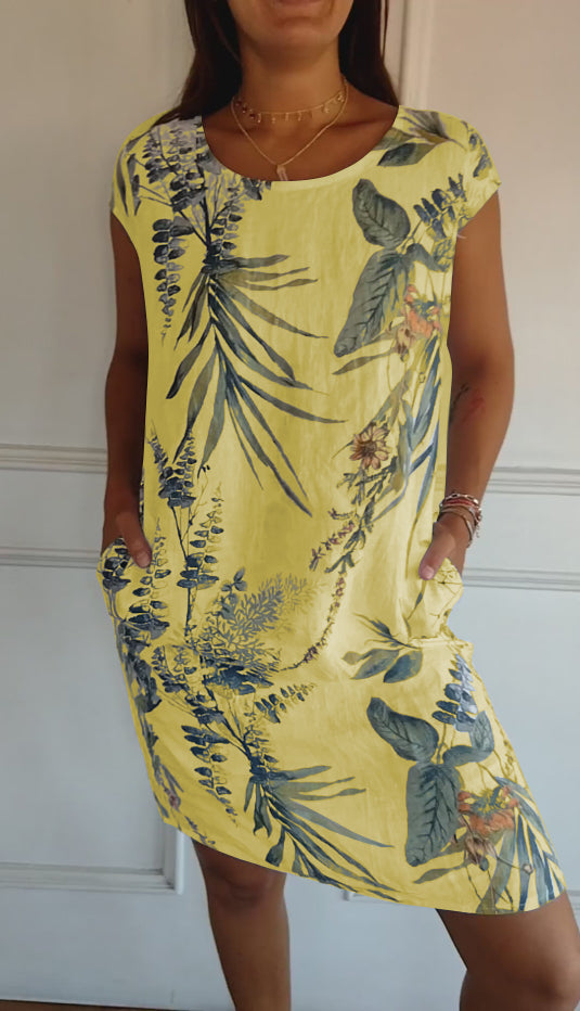 FAYNA – FLORAL CASUAL DRESS