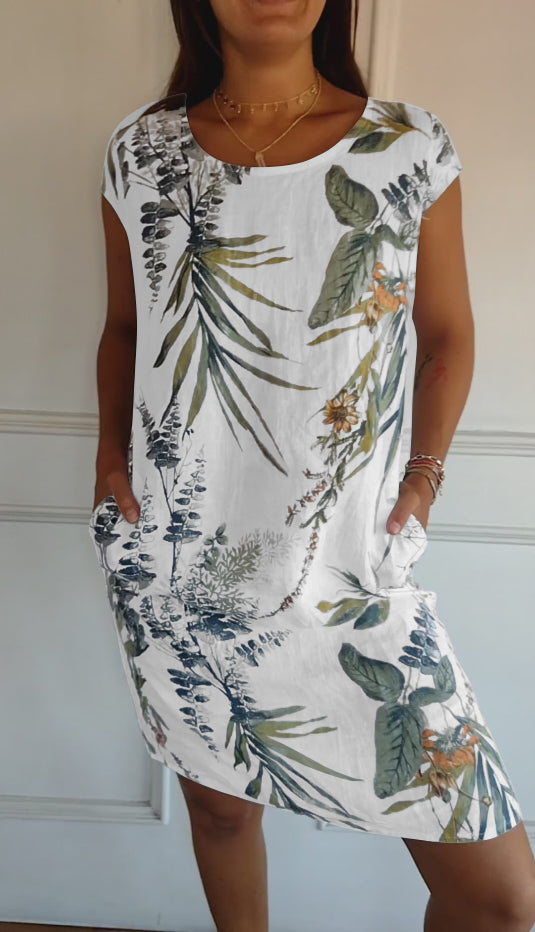 FAYNA – FLORAL CASUAL DRESS