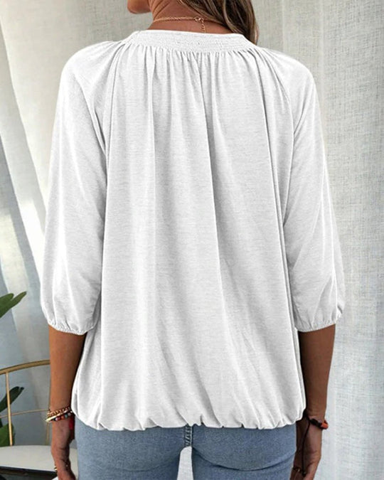 INES –3/4 SLEEVE CASUAL TOP