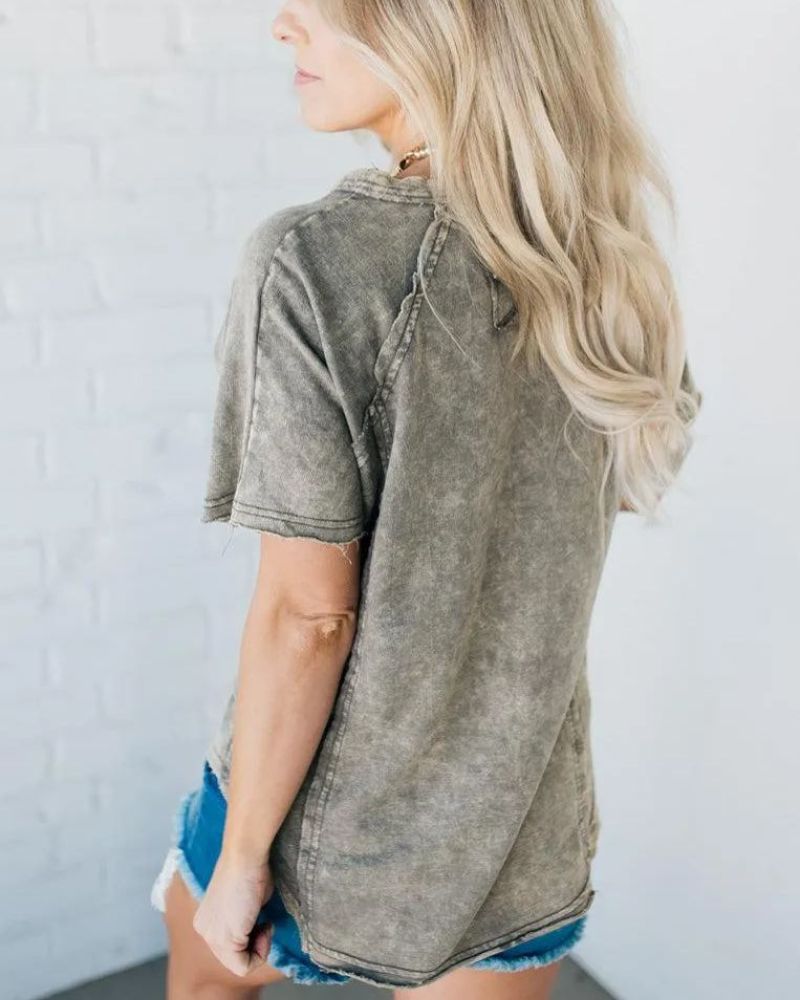 YSSA – LAID-BACK WASHED TEE