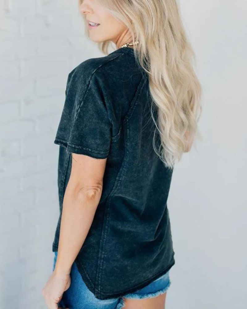 YSSA – LAID-BACK WASHED TEE