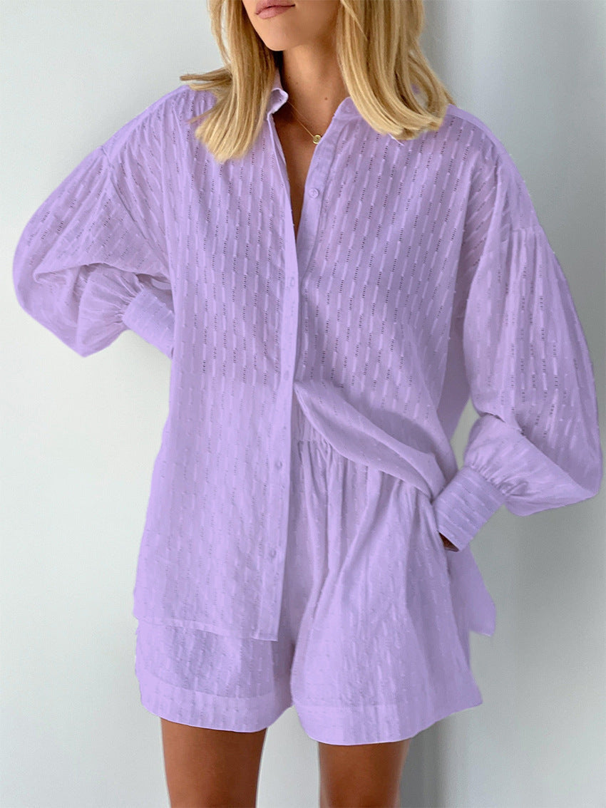 MAREN – RELAXED SHIRT & SHORTS SET