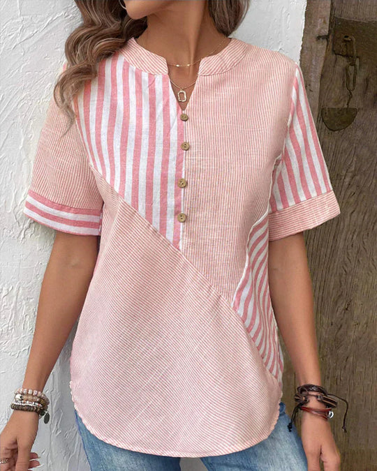 LEONA – COLLARED BLOUSE