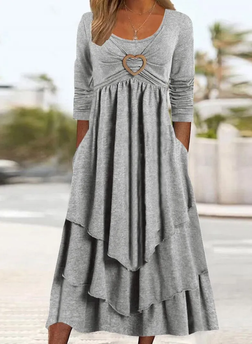 NANCY - VERSATILE LAYERED MIDI DRESS