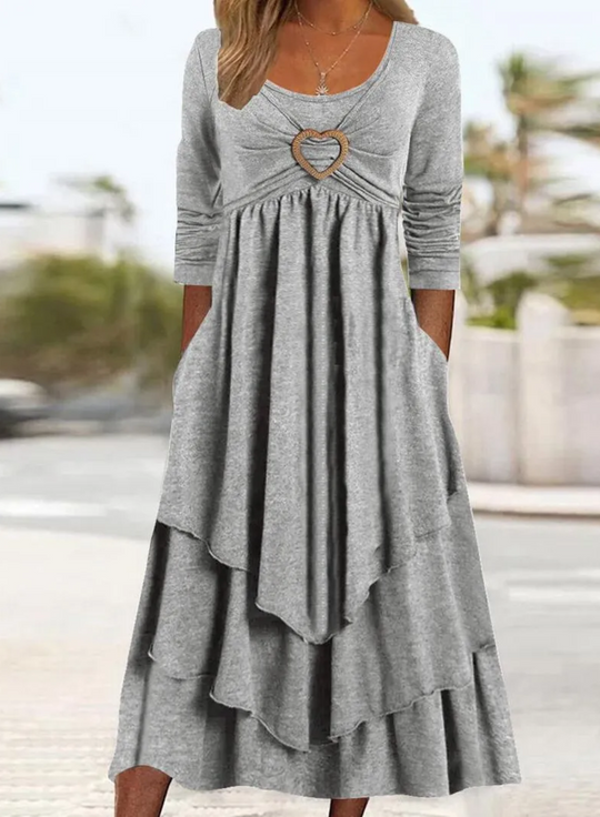NANCY - VERSATILE LAYERED MIDI DRESS