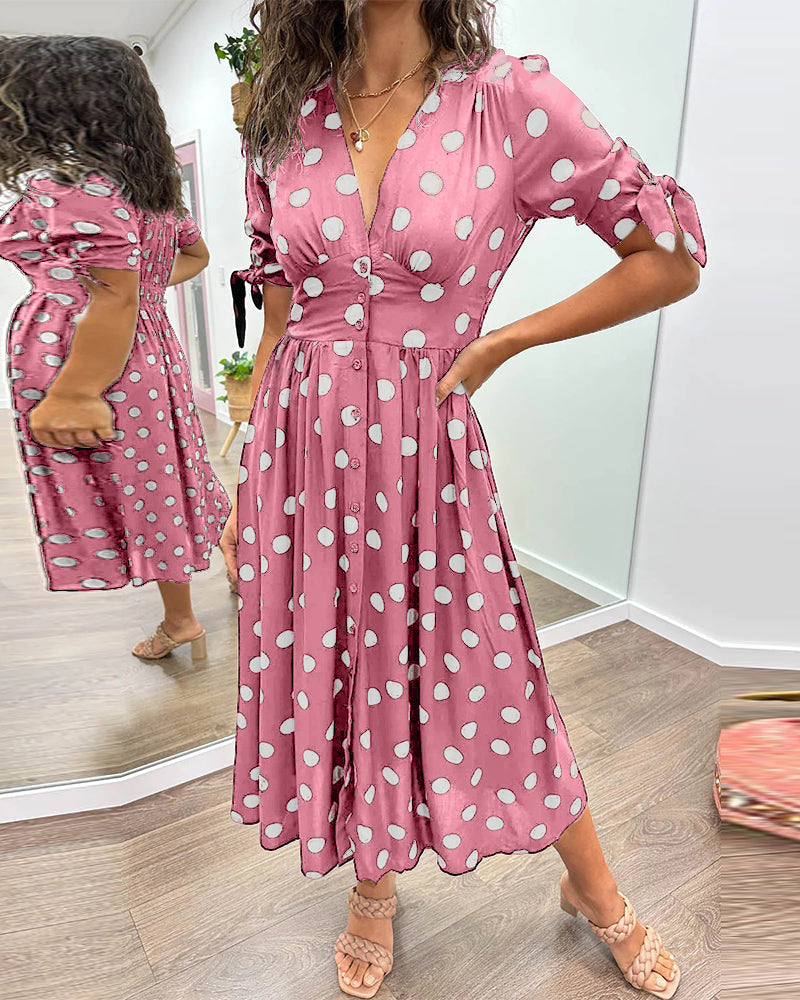 ZOE – CHARMING POLKA DOT DRESS