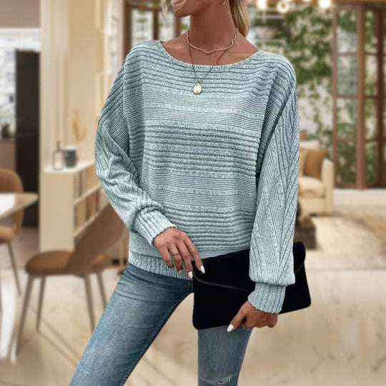 MAËLLE – TEXTURED KNIT SWEATER