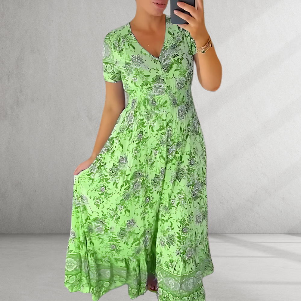 SONIA - V-NECK SUMMER DRESS