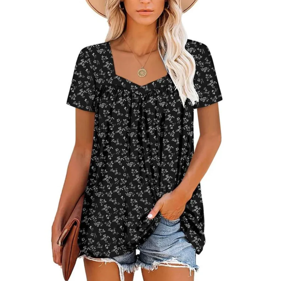 GEORGIA - CLASSIC PRINTED BLOUSE