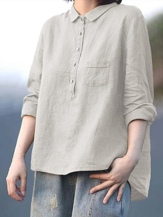 NADIA – RELAXED BUTTON-UP SHIRT