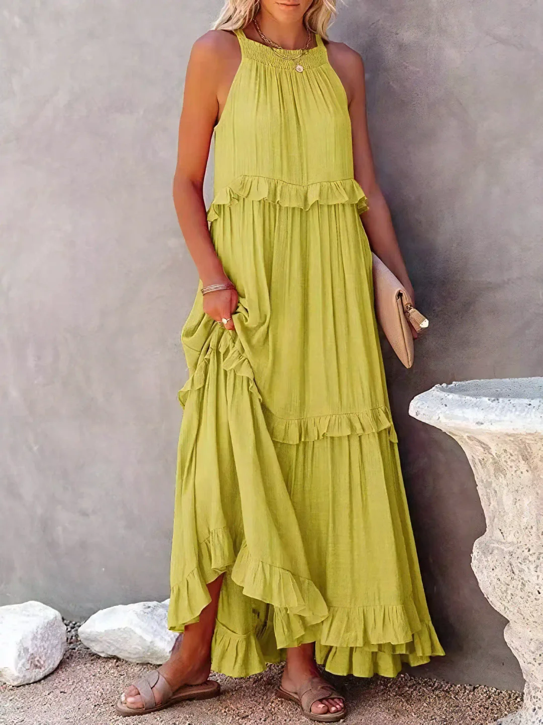 BIANCA – FLOWY MAXI SUMMER DRESS